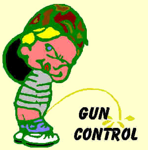 Piss on gun control